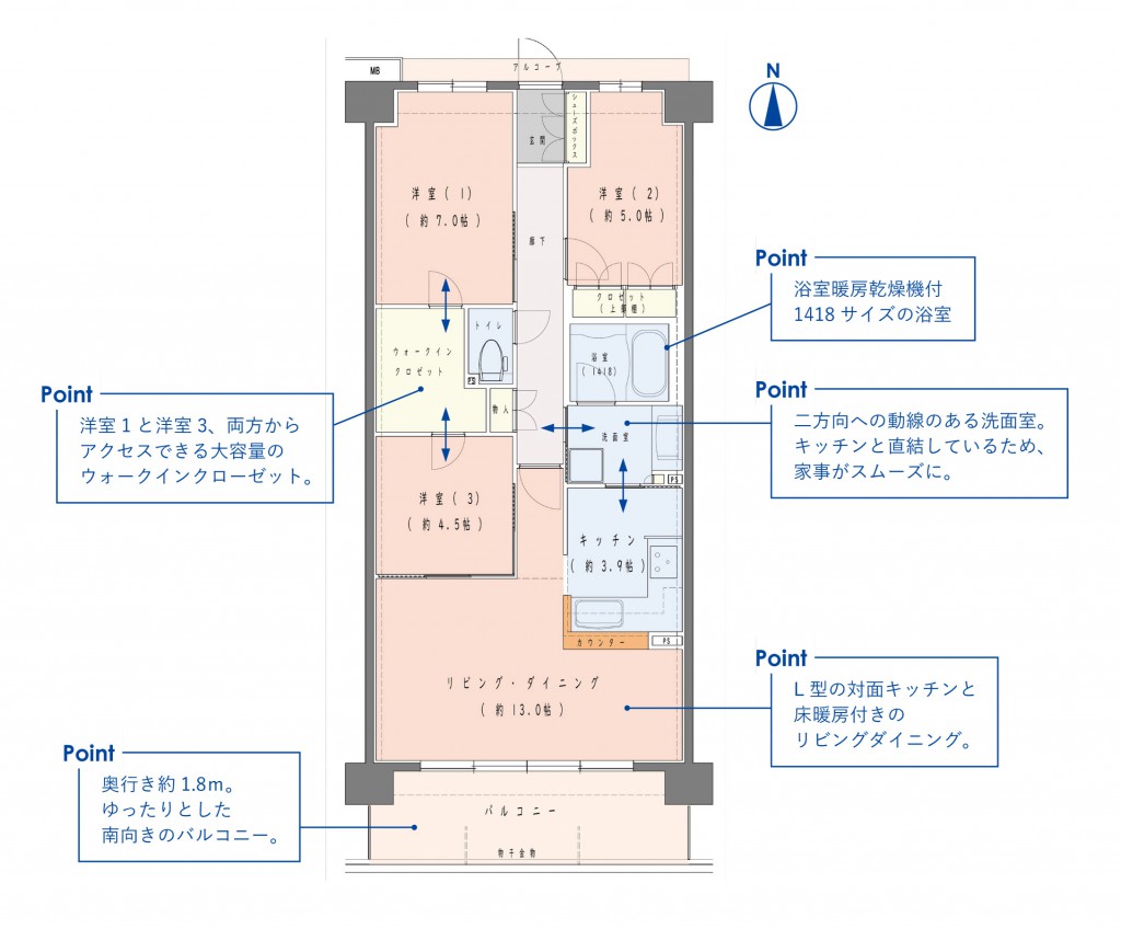 上口邸、コメント付きポイン